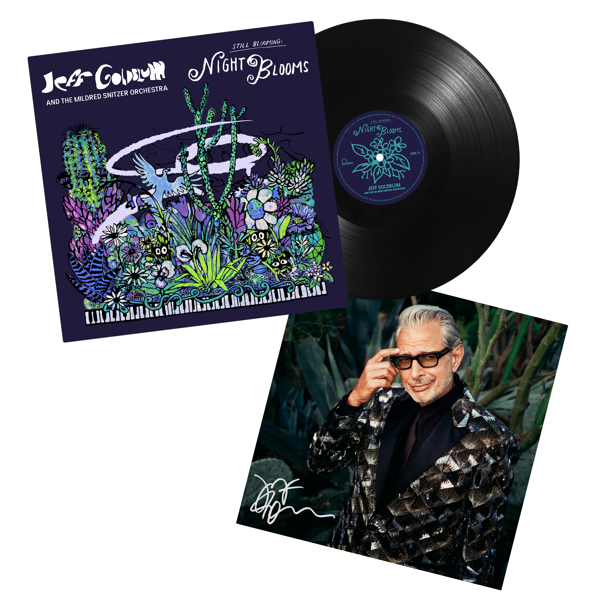 Night Blooms - Vinyl (Signed) - Jeff Goldblum